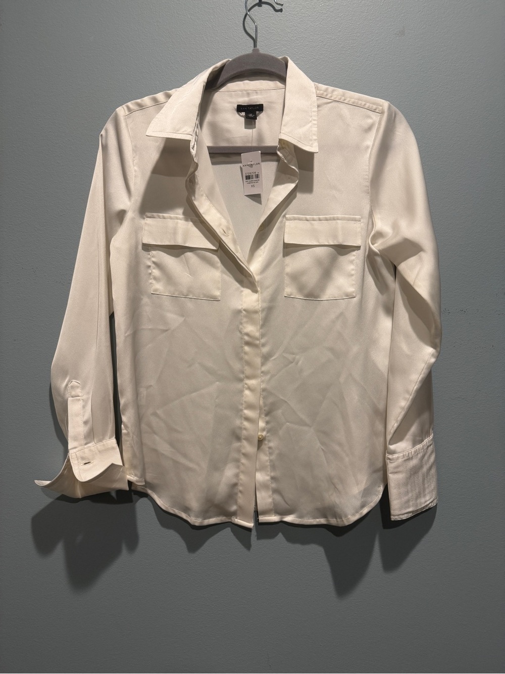 Classic White Button-Up Shirt